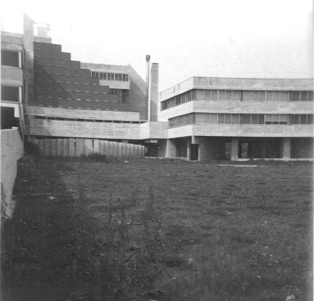 Aula magna: vista esterna da Viale Europa