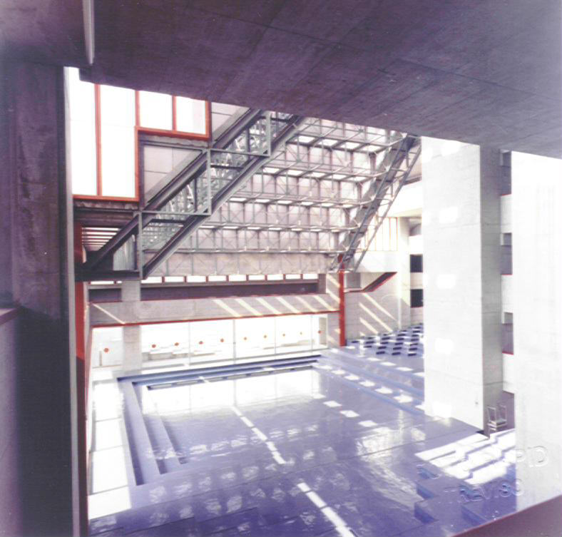 Aula magna: vista dal secondo piano