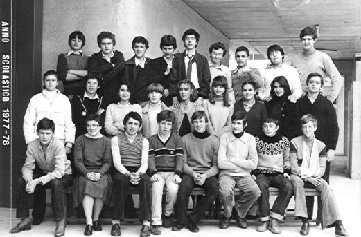 Foto ufficiale della 1^G - 18/4/1978